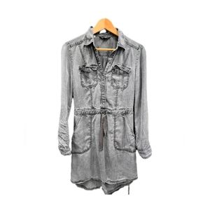 Express T-Shirt Dress, XS, Grey